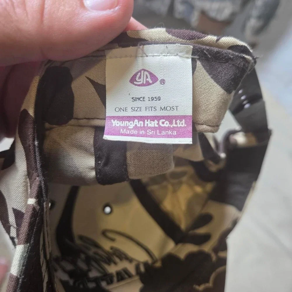 Vintage California Waterfowl‎ Camouflage Camo Snapback Hat Association cap - Picture 5 of 5